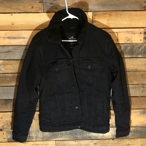 Hollister Sherpa Lined Denim Jacket